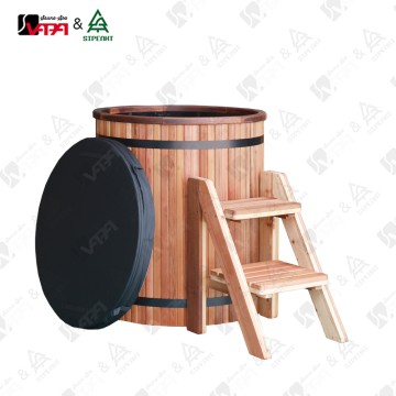 Vapasauna CT003 PVC Shell Ice Bathtub Stainless Steel Liner Barrel Cold Plunge