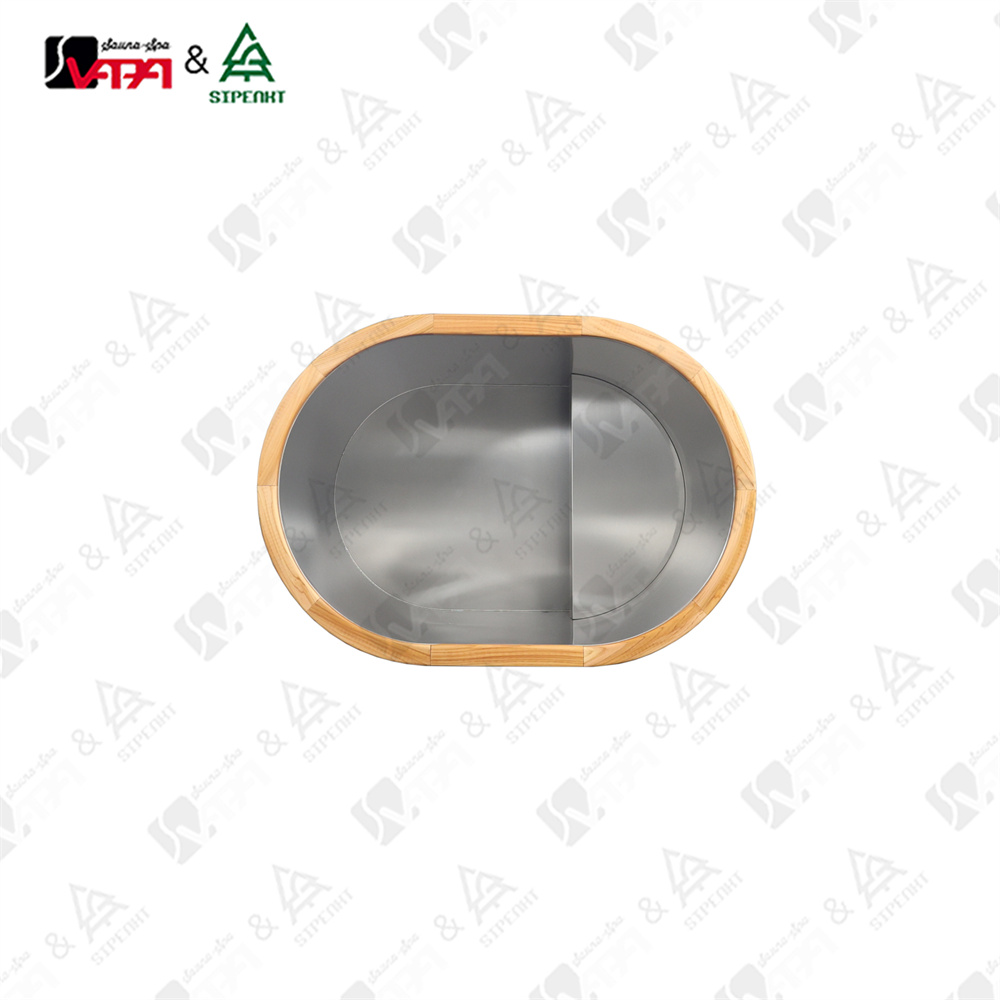 Vapasauna Customized Ice Bathtub Ellipse PP Cold Plunge (1)