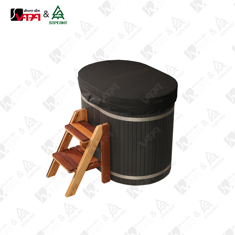 Vapasauna Customized Ice Bathtub Ellipse PP Cold Plunge (6)