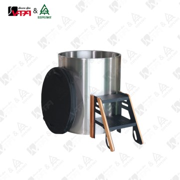Vapasauna CT017 Round Double Layer Stainless St...