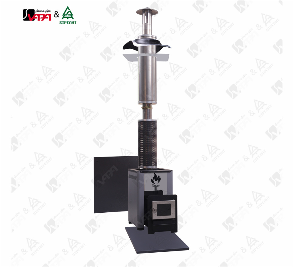 Wood Stove Heater VAPA WS1015K-4 Wood Burning Sauna Heater and Chimney Kit Curved Modern Style Equivalent to 10-15 kW Electric Heater (9).jpg