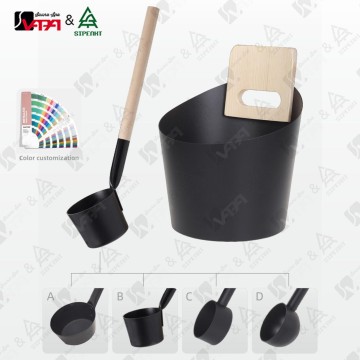 Nchịkọta Sauna MB013 Elite nke dị n'akụkụ Birch...