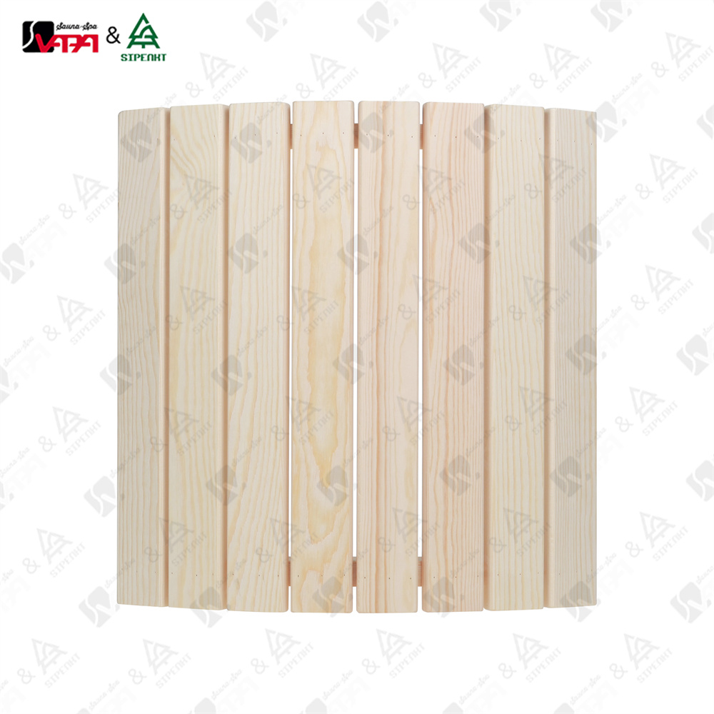 HSE Cedar Curved Sauna Headrest Pillow (1, Red Cedar