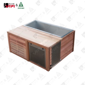 VAPA CT015 Cold Plunge with Built-in 1HP Chiller for Deep Immersion Ice Bathtub