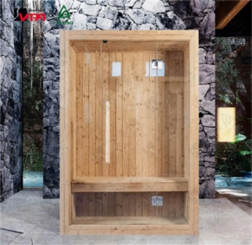 VAPAサウナ SIP-I045シリーズ 屋内用伝統的サウナ 1～4人用 無垢材 薪ストーブ 加熱 ナチュラル仕上げ 設置簡単