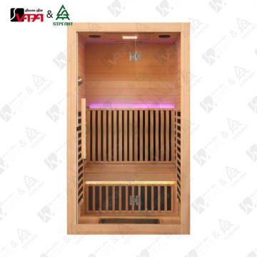 Vapasauna Wholesale far infrared sauna room, customizable full spectrum infrared sauna room, 1 person mini infrared indoor sauna room SIP-I059