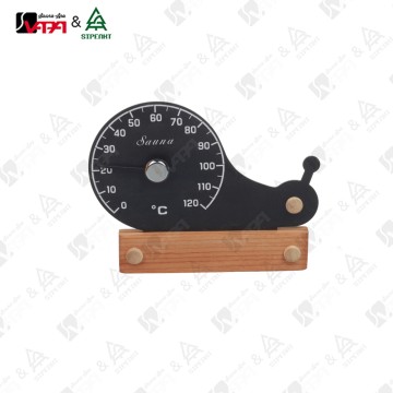 MTH005 The Snail Shape Aluminum Hygrometer & Th...