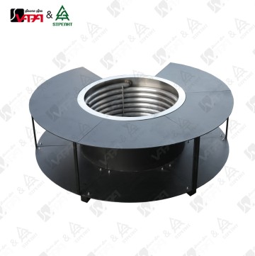 VAPASAUNA FT003 High-Temperature Resistant Fire Tube - The Ultimate Wood-Burning Stove & BBQ Combo