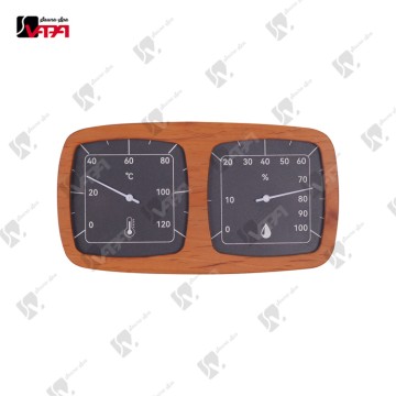 Vapasauna WTH038 Series Wooden Sauna Room Thermometer 0-120℃ and Hygrometer 0-100%