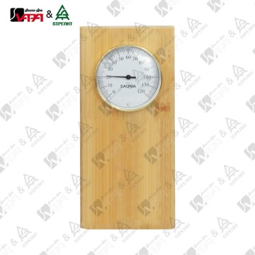 WTH021 Vapasauna Solid Wood Sauna Thermometer Hygrometer Combo, Large Display, Withstands High Heat & Humidity