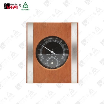 WTH017 Vapasauna Wooden Sauna Thermometer Hygrometer Set, CE Certified, Perfect for Sauna Lovers & Spa Facilities