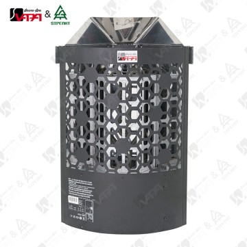 VAPASAUNA CH30E Corner Electric Sauna Heater Smart Heating Tailored for Contemporary Home Wellness