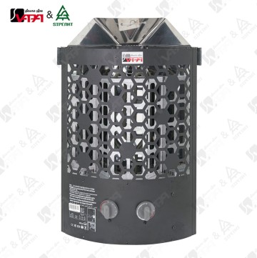VAPASAUNA CH30 Corner Electric Sauna Heater Compact Design for Home Saunas with Global Safety Certifications