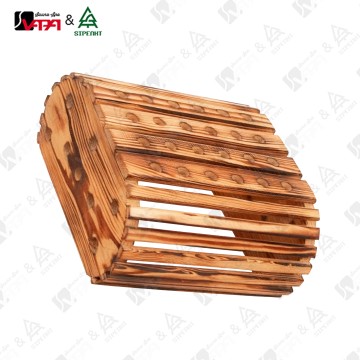 Vapasauna Manufacturer: Thermally Modified Wood Sauna Lamp Shade – Timeless Craft, Ultimate Sauna Performance