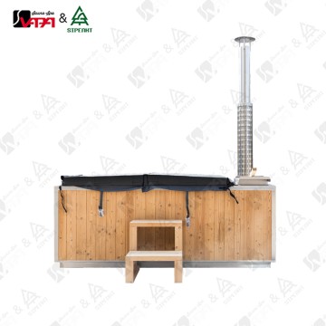 vapasauna HT020 Hot Tub - Premium Wood-Fired Soaking Experience