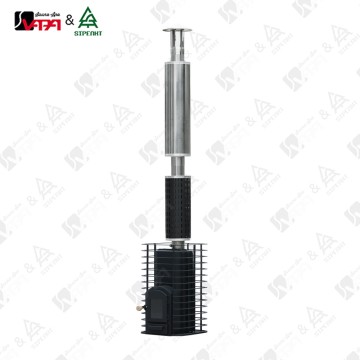 VAPA WS1015K-14 Wood-Burning Sauna Heater: 10-15kW High-Output Modern Design