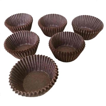 Hopewell Custom Mini Baking Cake Cupcake Liners Disposable Eco-Friendly Grease-Proof Paper Cases