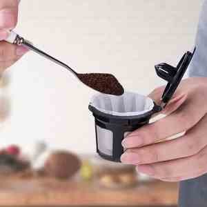 Natural Food-Grade Classic Eco-Friendly Wood Coffee Capsule K-Cup Disposable Filter Holder
