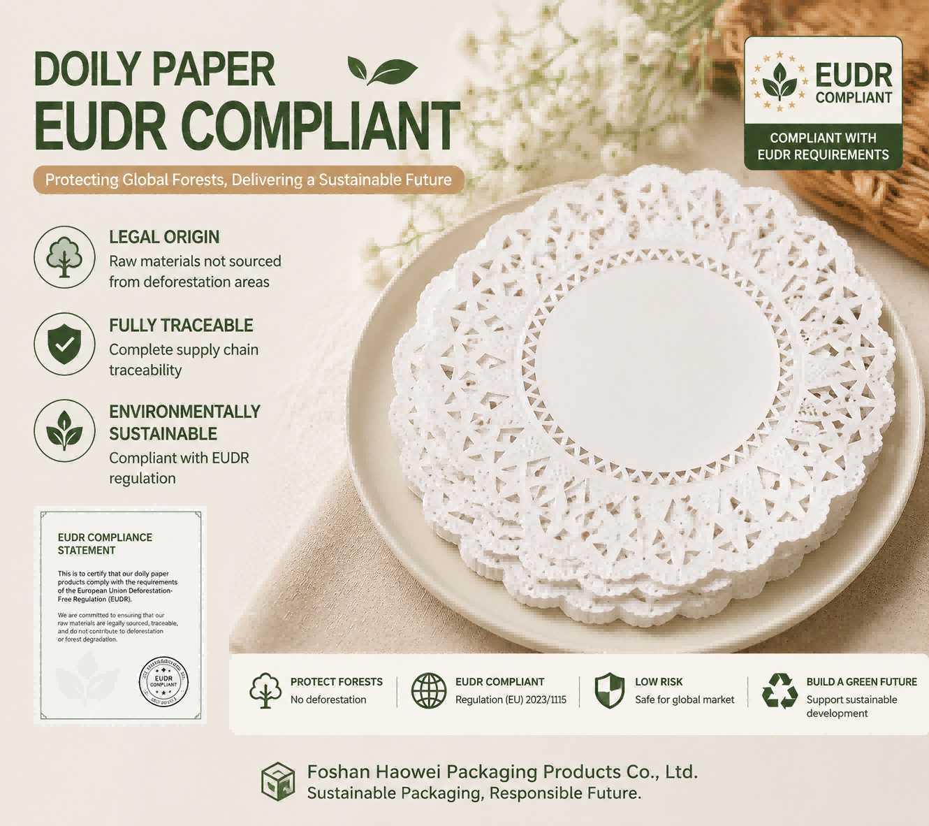 Foshan Hopewell Packaging: EUDR-Compliant Paper Materials Ready, Leading the Response to New Deforestation-Free Rules