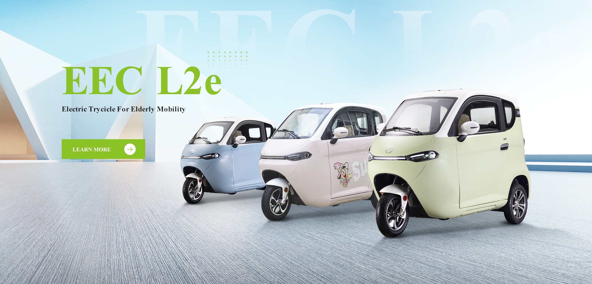 EEC L2e Electric Cabin Tricycle