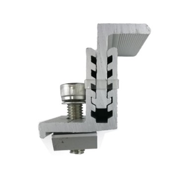 Custom Sheet Metal Solar Panel Assembly Mounting Adjustable Z Bracket