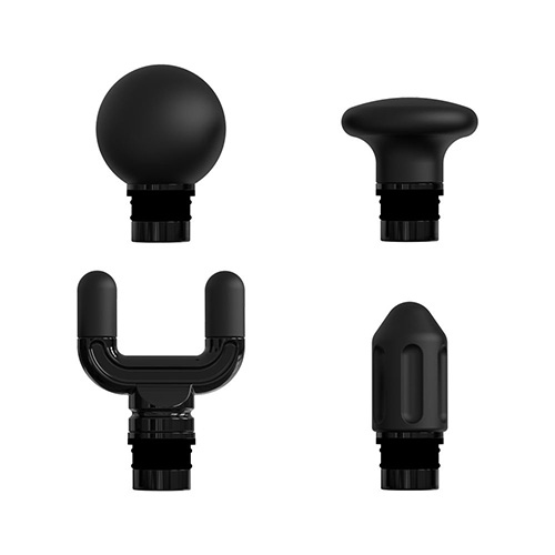Injection Molding Eco-friendly Silicone Plug Massage Gun Replacement Head Attachments-product
