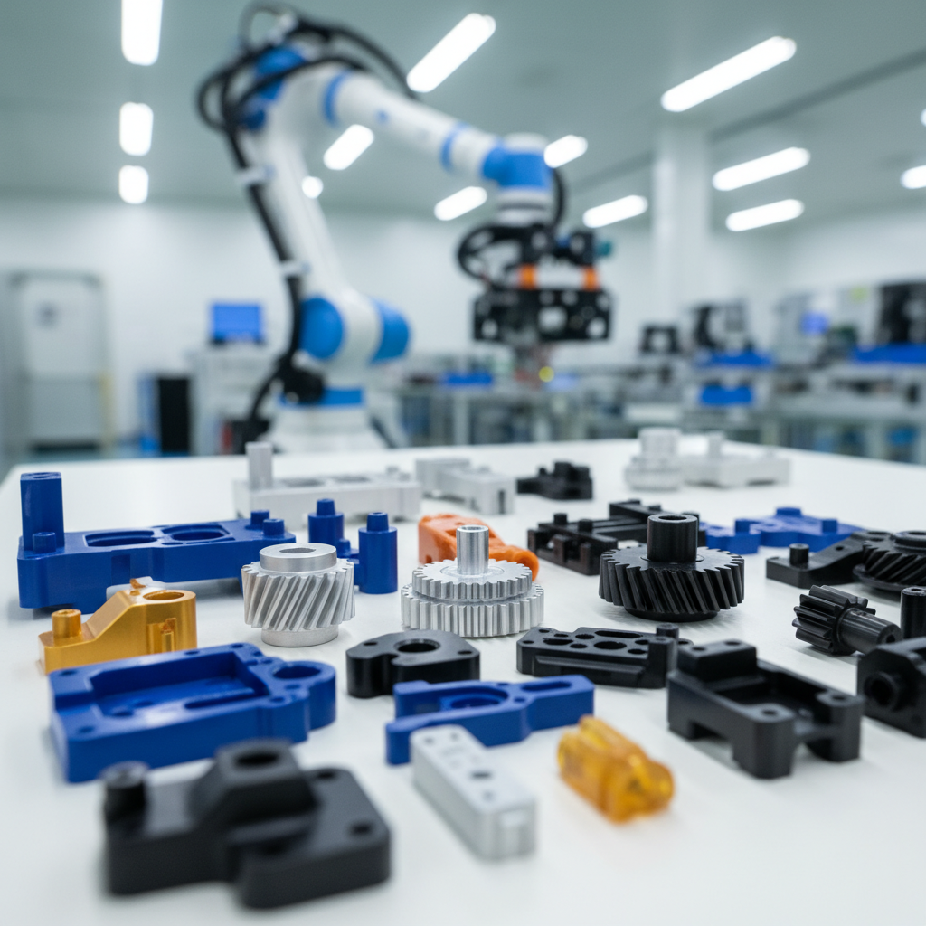 Injection Molding Spare Parts For Robotics Engineering