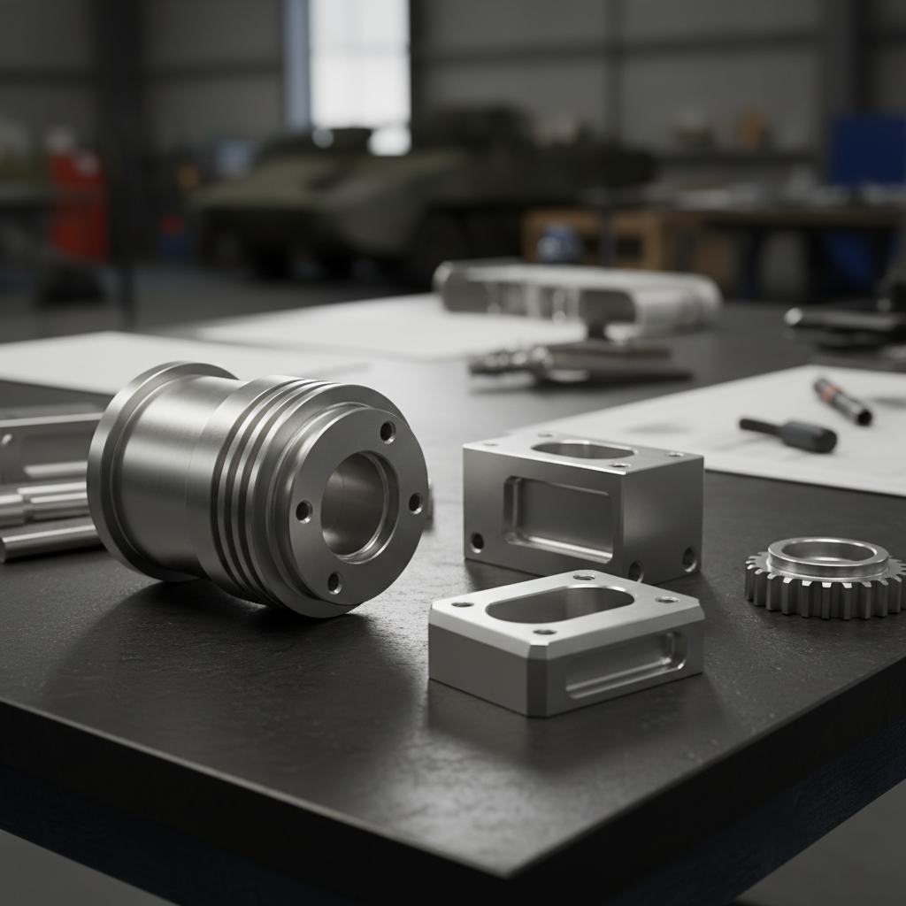 Aluminum Machined Parts For Defense Equipment