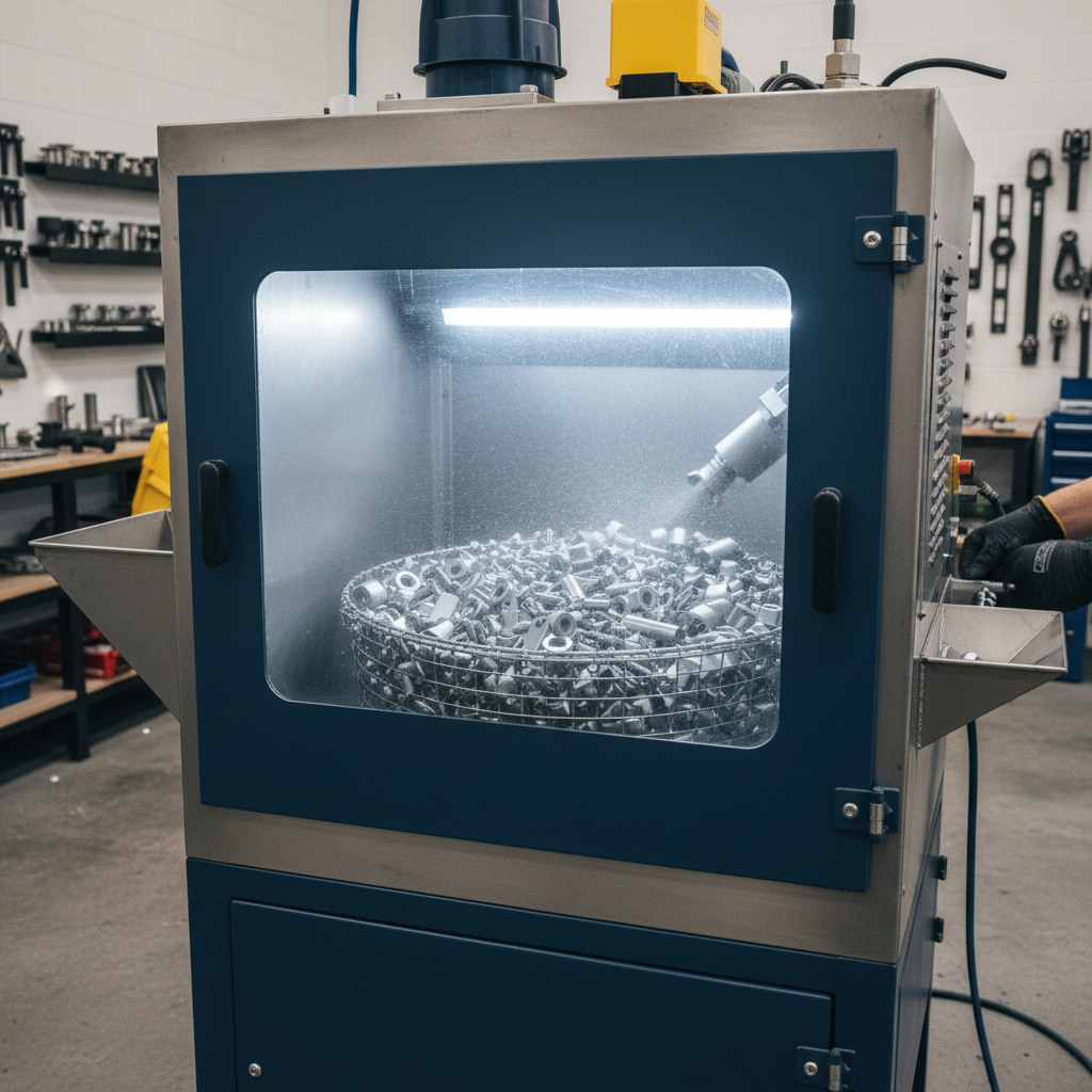 Bead Blast Machine For Custom Hardware