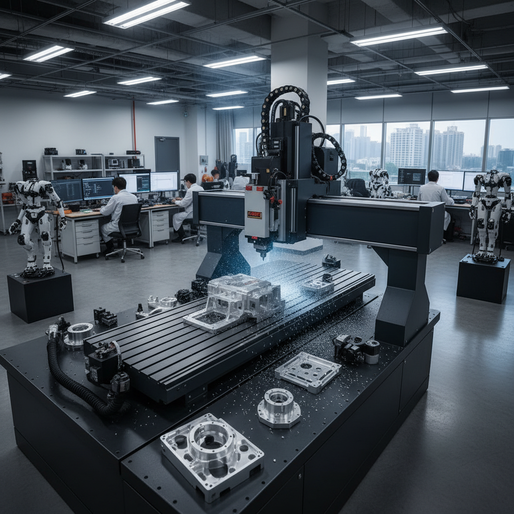 Cnc Cutting Machine For Robotics Engineering