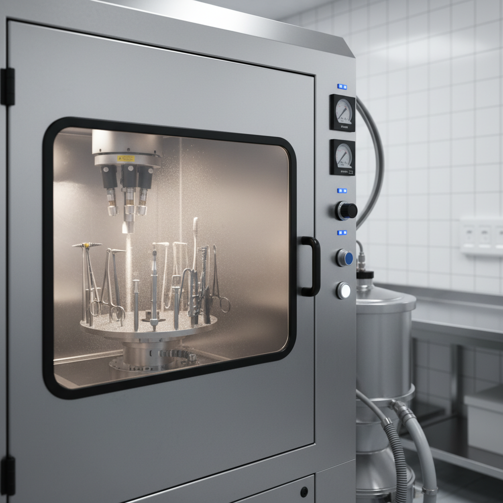 Bead Blast Machine For Medical Devices
