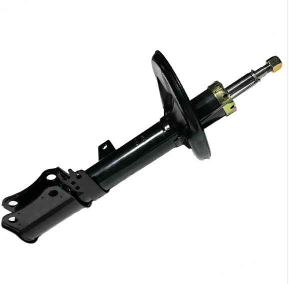 What are the two main designs used for shock absorber pistons?