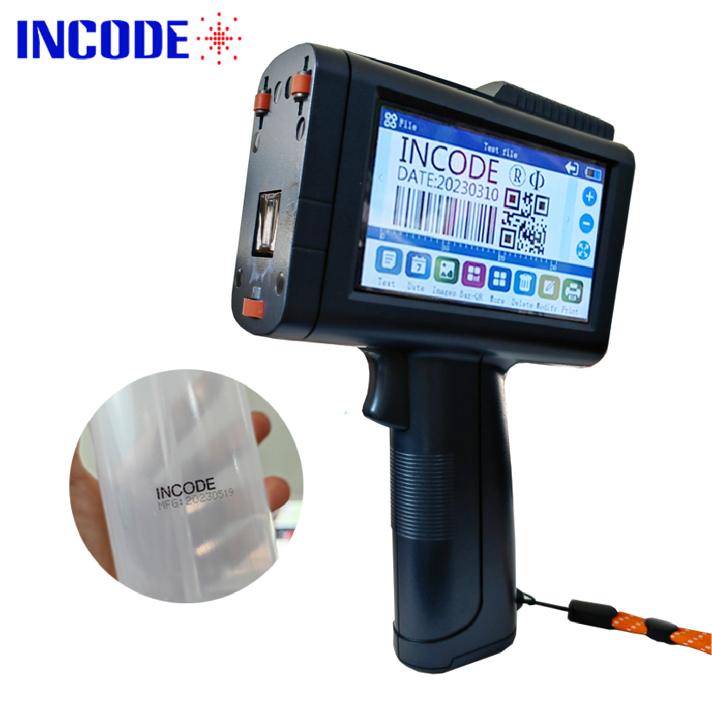 INCODE MINI M10 Портативный Струйный Термопринтер С Датой Истечения Срока Годности Для Бутылок