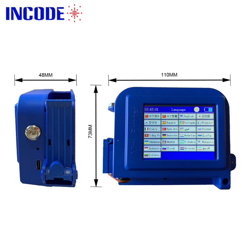 INCODE Портативный Мини-Ручной Струйный Принтер...