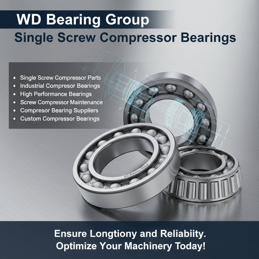 Single Screw Compressor Bearings