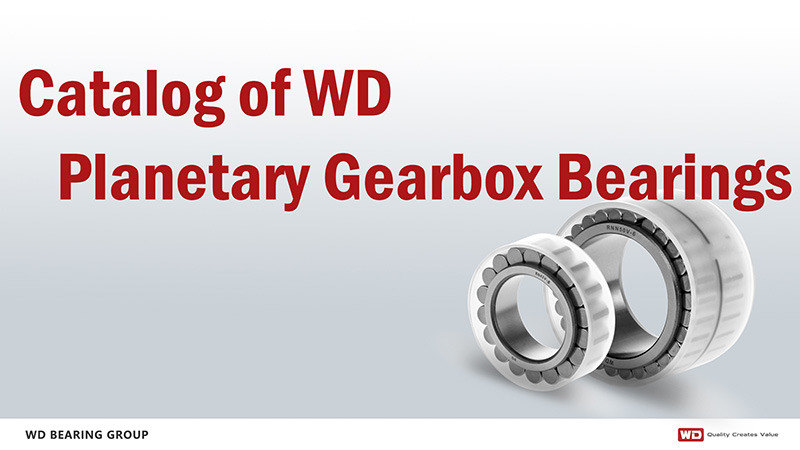 WD BEARING FOR INDUSTRIAL PLANETARY GEARBOXES