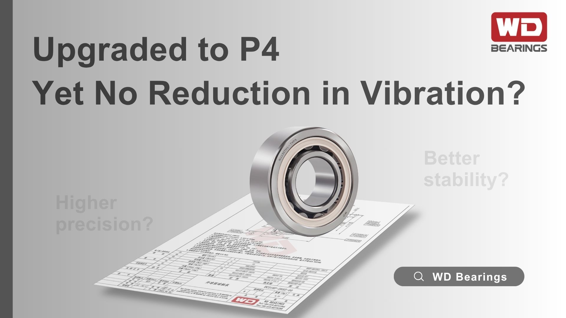 Upgraded to P4 Yet No Reduction in Vibration?