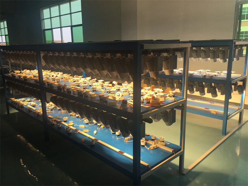 Track lights Aging Testing