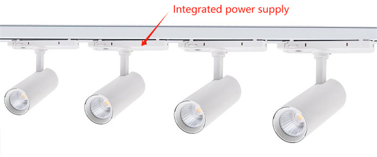 Integrated driver track light