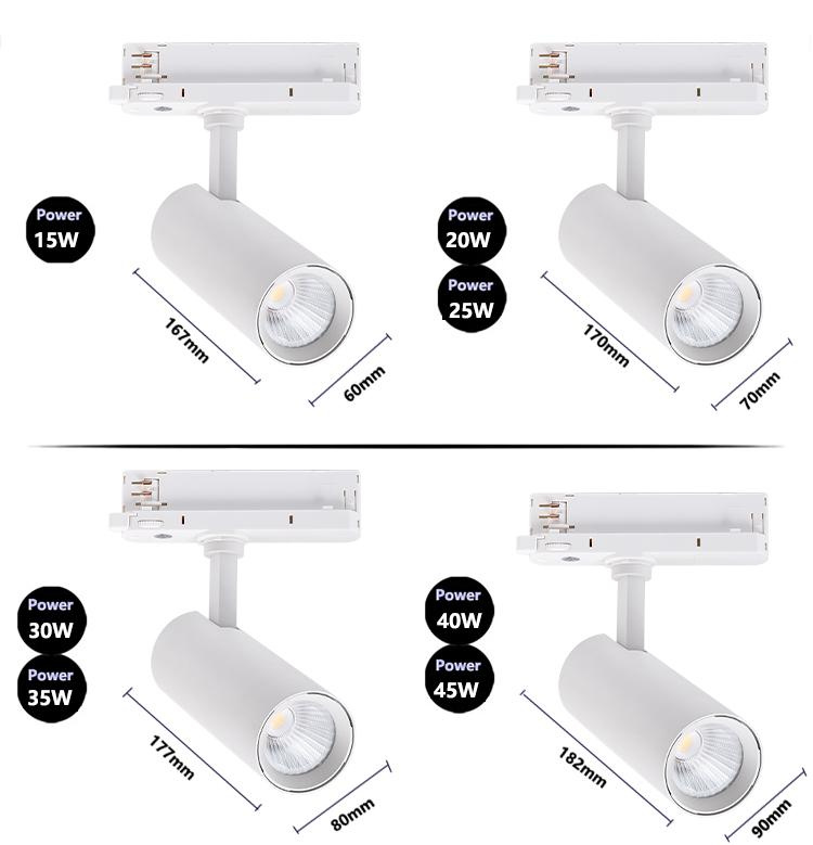 15W track lights