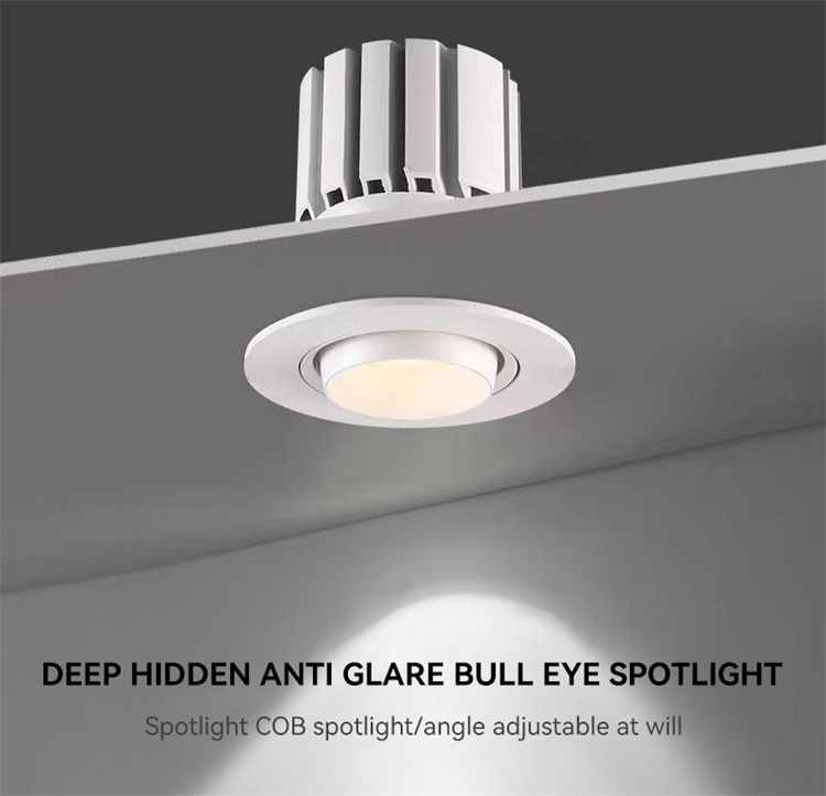Deep anti galre downlight