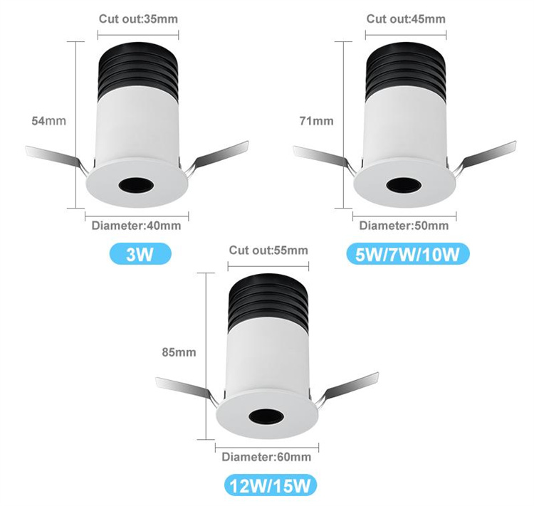 3W mini spot light