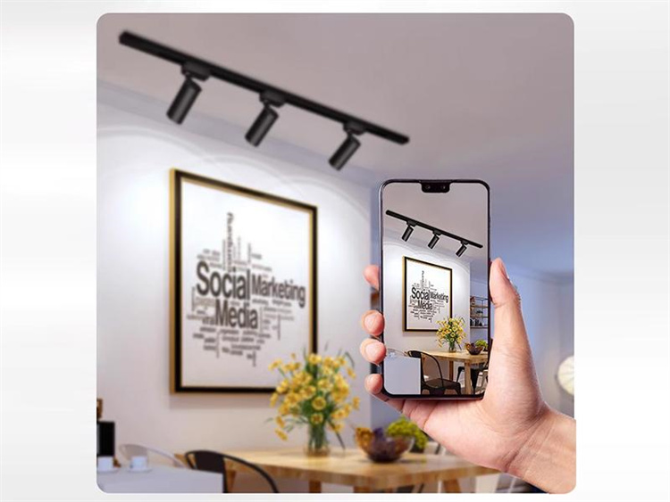 Contemporary led track lighting