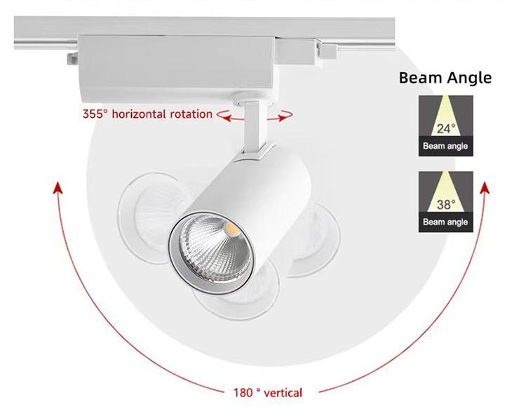 Chrome track lighting