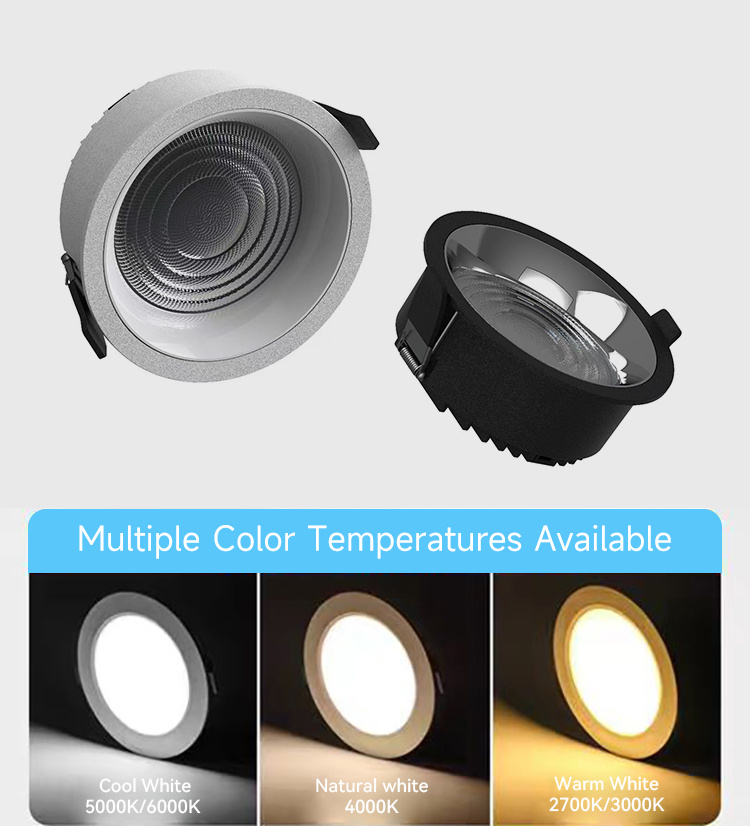 Color changing recessed lights
