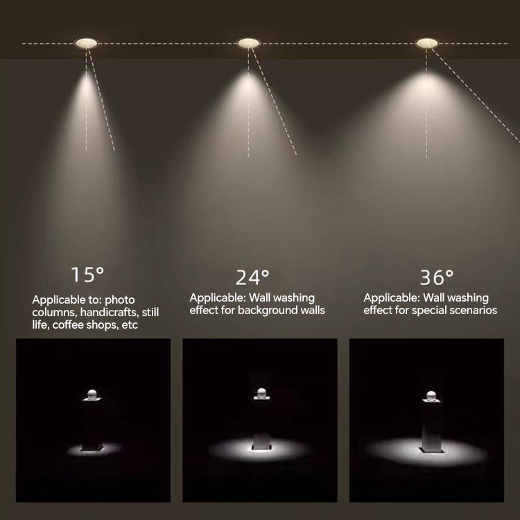 Downlight beam angle