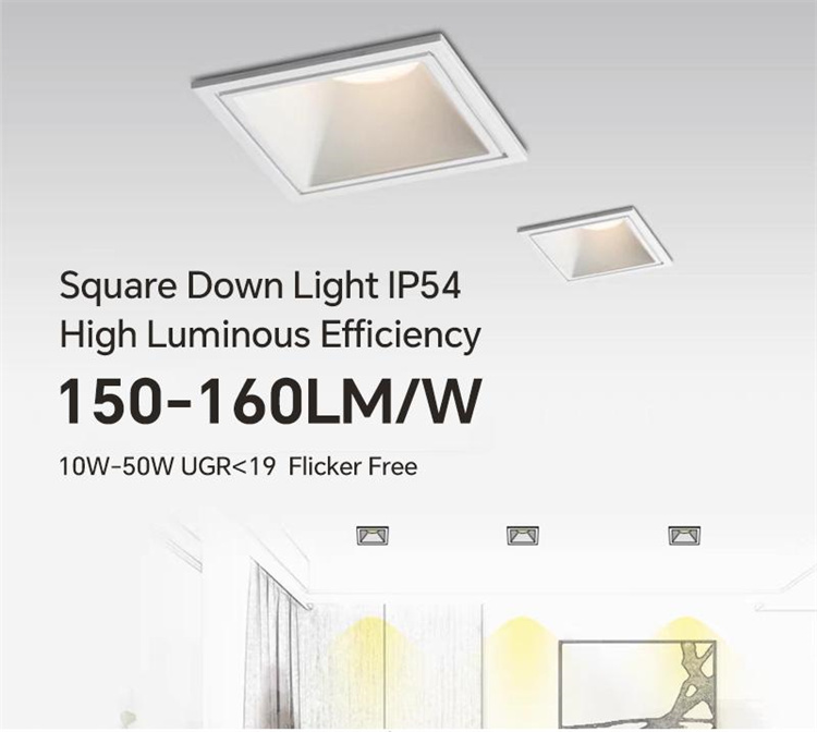 Downlight led square