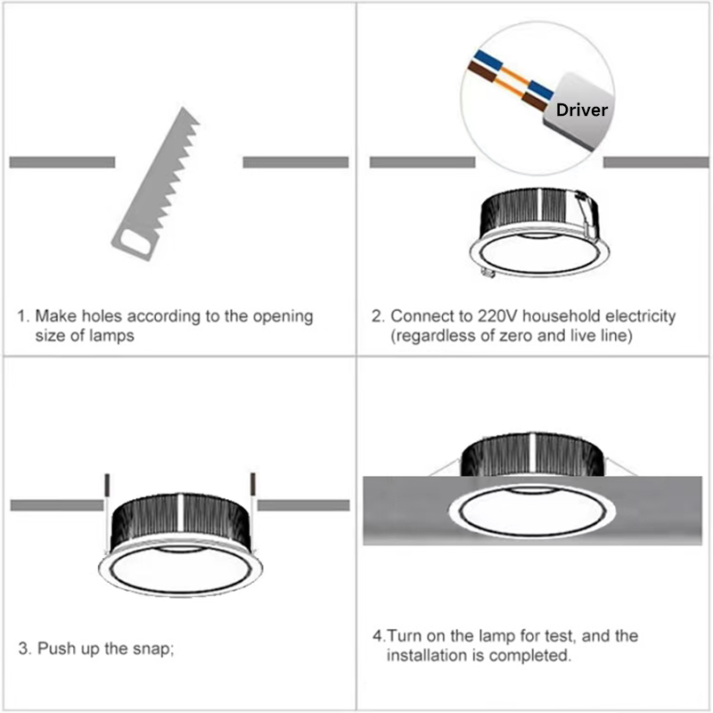 Downlight recessed lights