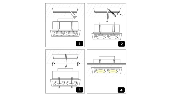 How to install downlight