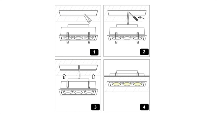 How to install downlight